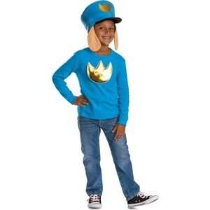 Dog Man Costume Accessory Kit Hat with Ears and Gold‎ Crown Decal NEW